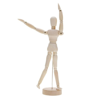 Marionnette en bois, mannequin articulé pour dessin artistique, 11,4 cm, 14 cm, 20,3 cm, 30,5 cm, 40,6 cm