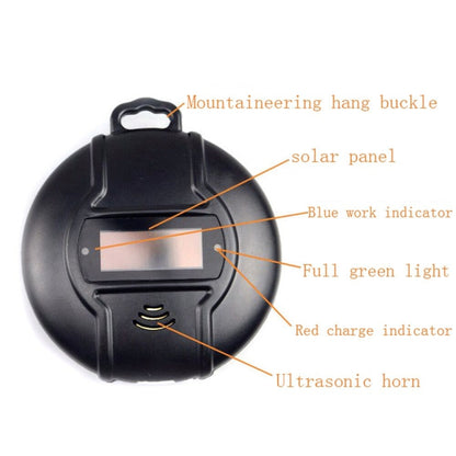 Répulsif Solaire Extérieur de Souris Boussole Portable Ultrasonique Multifonctionnel Anti-insectes Électronique, Répulsif Solaire Extérieur de Souris