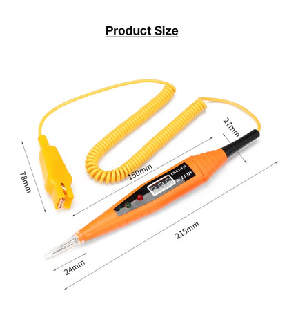 Stylo de test à affichage numérique pour réparation de circuit automobile, stylo de test d'induction de ligne de réparation, stylo de test de voiture, lampe de test 2,5-32V, stylo de test de voiture, lampe de test