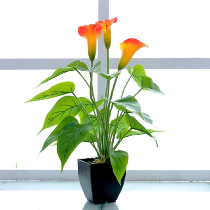 Artificial Flower Calla Plant Potted Home Decoration Green Plant