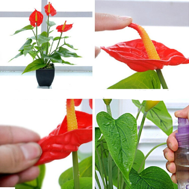 Artificial Flower Calla Plant Potted Home Decoration Green Plant