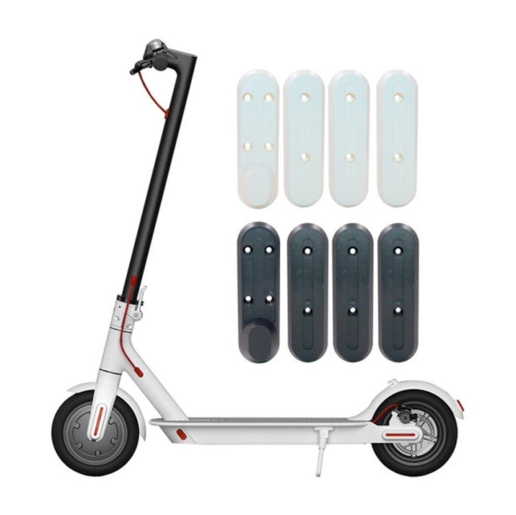 4 en 1 pour trottinette Xiaomi Mijia M365, cache de protection moteur en plastique, housse étanche, blocs de protection des roues avant et arrière, livraison couleur aléatoire