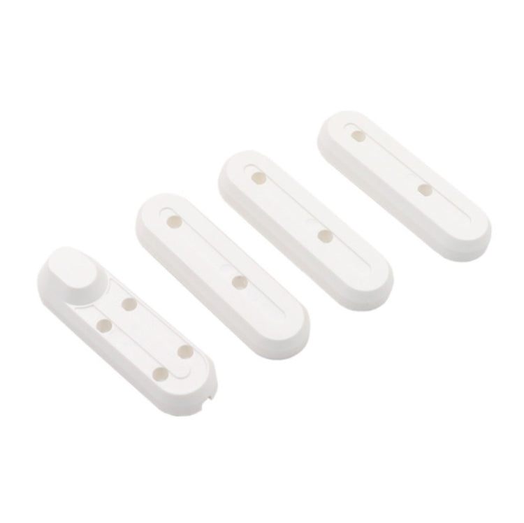 4 en 1 pour trottinette Xiaomi Mijia M365, cache de protection moteur en plastique, housse étanche, blocs de protection des roues avant et arrière, livraison couleur aléatoire