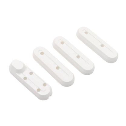 4 en 1 pour trottinette Xiaomi Mijia M365, cache de protection moteur en plastique, housse étanche, blocs de protection des roues avant et arrière, livraison couleur aléatoire