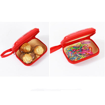 Christmas Cartoon Coin Purse Creative Square Storage Box Key Case
