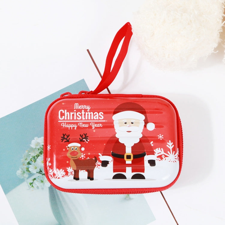 Christmas Cartoon Coin Purse Creative Square Storage Box Key Case