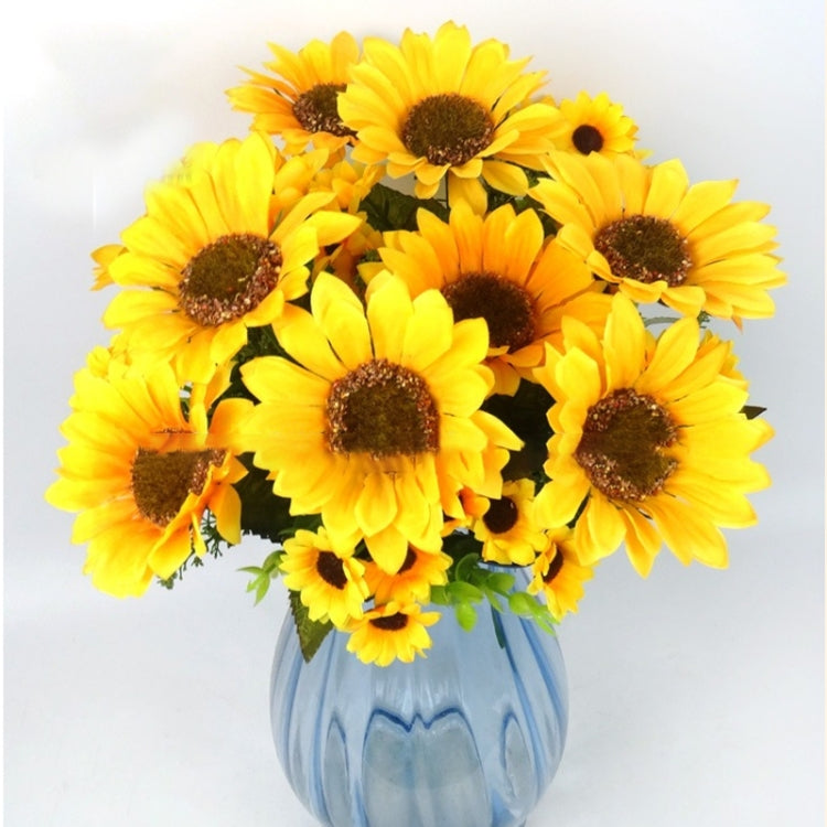 2 PCS Creative Elegant Artificial Bouquet Sunflower Wedding Party Decoration