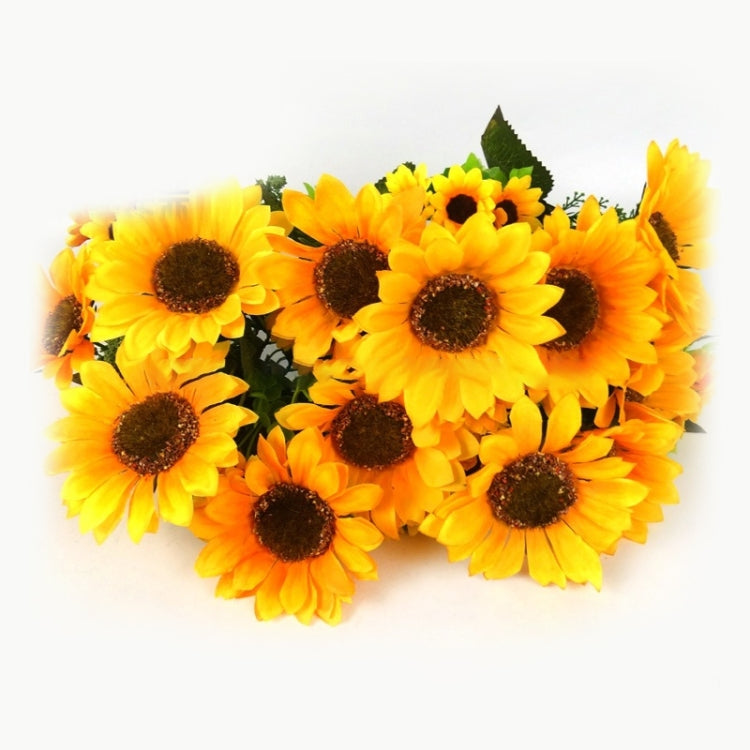 2 PCS Creative Elegant Artificial Bouquet Sunflower Wedding Party Decoration