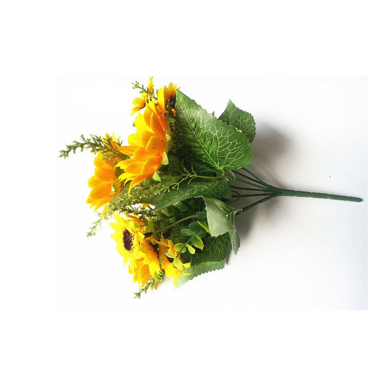 2 PCS Creative Elegant Artificial Bouquet Sunflower Wedding Party Decoration