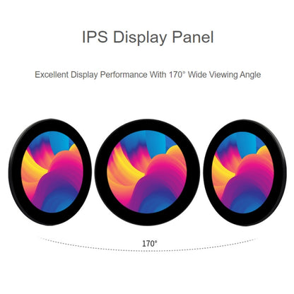 Waveshare 3.4 inch DSI Round Touch Display, 800 × 800, IPS, 10-Point Touch
