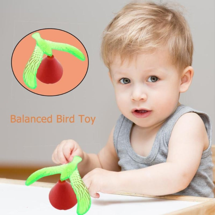 10 Pcs Mini jouet amusant en plastique bricolage magique oiseau équilibré, cadeau pour enfants, livraison de couleur aléatoire, oiseau équilibré magique