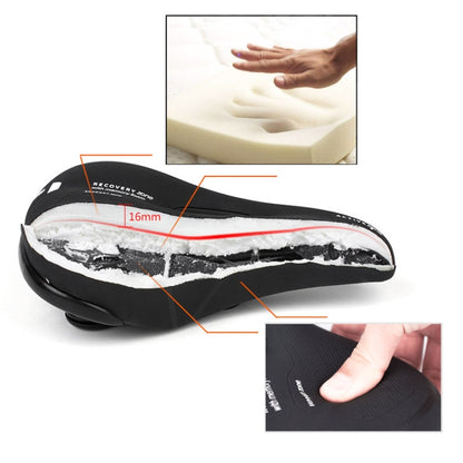 PROMEND Coussin de selle de vélo confortable et creux, épais, pour VTT, SD-592