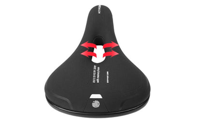 PROMEND Coussin de selle de vélo confortable et creux, épais, pour VTT, SD-592