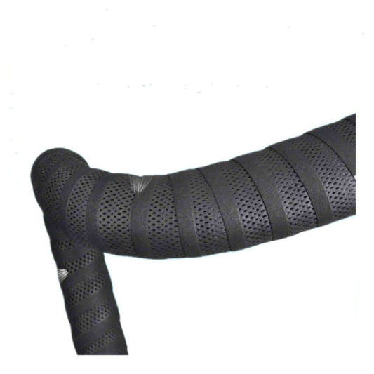 PROMEND Ruban adhésif respirant, antidérapant et ajouré pour guidon de vélo de route, texture mesh 200 x 3 cm, respirant et absorbant la transpiration