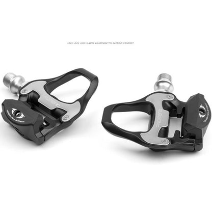 PROMEND Pédale autobloquante en alliage d'aluminium avec roulement Palin pour vélo de route, PD-R97