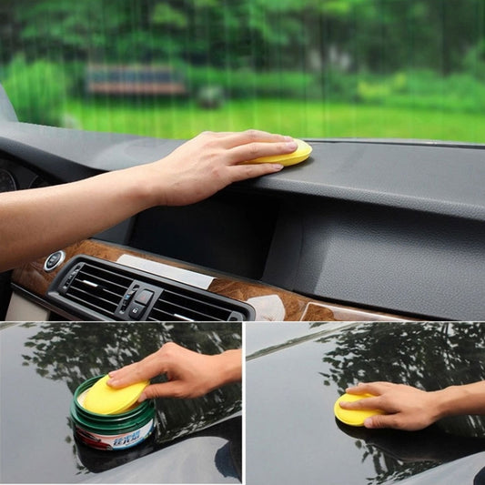 5 Éponges en Mousse pour Lustrage de Voiture, Tampons en Mousse Souple Jaune pour Soin de Détail et Lavage de Voiture, 5 PCS