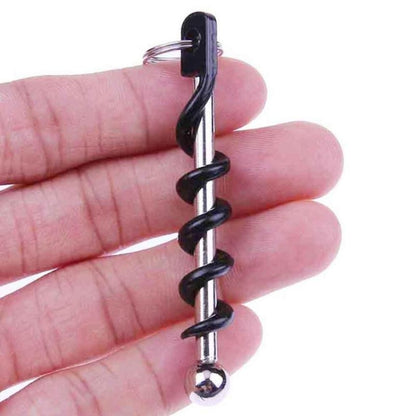 2 PCS Outdoor Creative Corkscrew Pocket Red Wine Tool