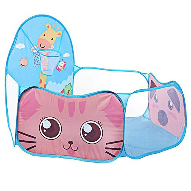 Kids Indoor Outdoor Safe Tent Children Foldable Playpens Game Cartoon Throwing Basketball Pool For Kids