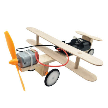 Modèle d'avion taxi électrique DIY pour enfants, petite production, matériaux faits à la main, jouets pédagogiques, Modèle d'avion taxi électrique