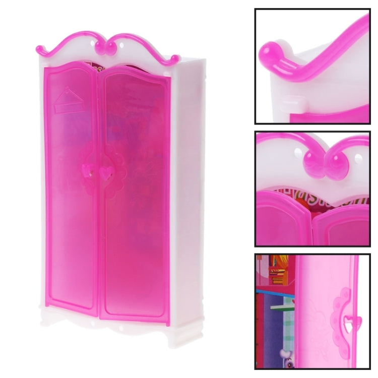 Princess Meubles Garde-robe Poupées Jouets Maison de poupée Placard Accessoires de jouets, Placard Accessoires de jouets