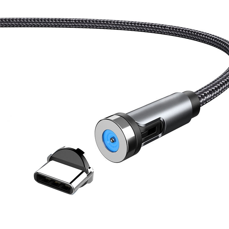 CC56 Dust Plug Rotating Magnetic Wire, Cbale Length: 2m, 2m Android Head, 2m Micro USB, 2m Type-C Head, 2m 8Pin Head, 2m Line+Three Heads, 2m + 8Pin + Type-C/USB-C + Micro USB, 2m Line