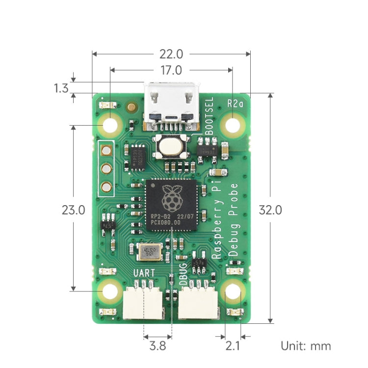 Module de débogage USB Waveshare pour Raspberry Pi, 24270