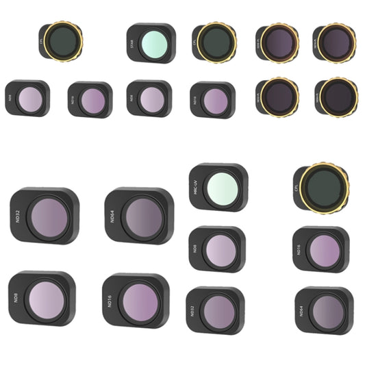 JSR For Mini 3 Pro Camera Filters, 3 In 1 CPL+ND8+ND16, 4 In 1 Star+CPL+ND8+ND16, 4 In 1 ND8+ND16+ND32+ND64, 4 In 1 ND8-PL+ND16-PL+ND32-PL+ND64-PL, 6 In 1 UV+CPL+ND8+ND16+ND32+ND64
