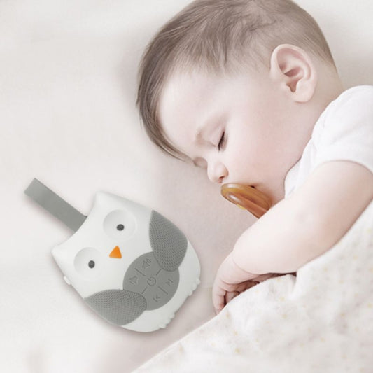 Campana colgante para cama de bebé con sonido relajante para dormir, caja de música de búho suave, caja de música de búho