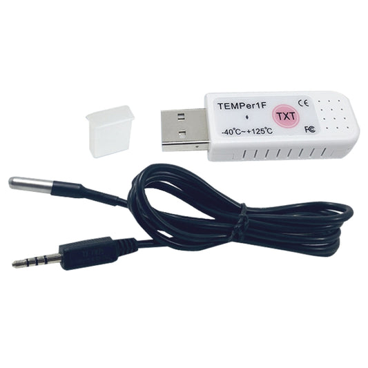Capteur de température USB, sonde de température étanche, thermomètre de surveillance pour aquarium, TEMPer1F, TEMPer2, TEMPerHUM