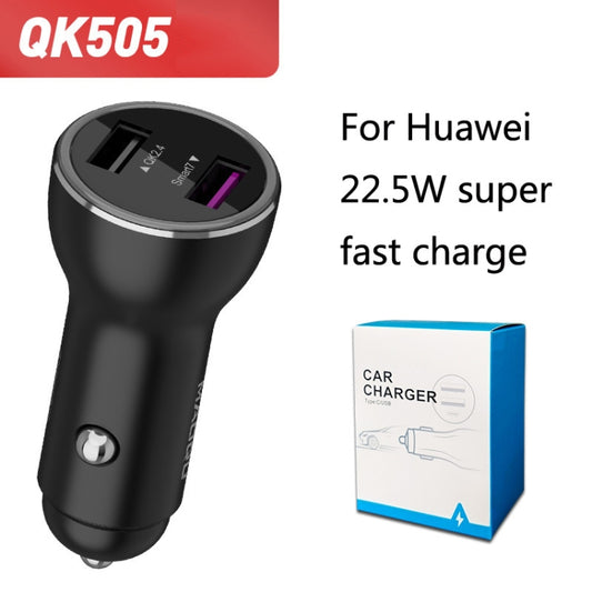 Chargeur de voiture à charge rapide double port, QIAKEY QK505, QIAKEY QK505L, QIAKEY QK739, QIAKEY QK789, QIAKEY QK506L