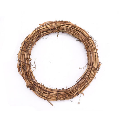 2 PCS Tree Vine Christmas Wreath DIY Rattan Garden Decoration Rattan Window Decoration