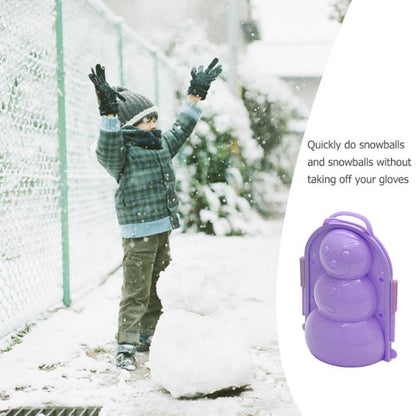 Hiver Épaississant Neige Outil Simulation 3D Bonhomme de Neige Modèle Enfants Jouets Livraison Couleur Aléatoire, Bonhomme de Neige