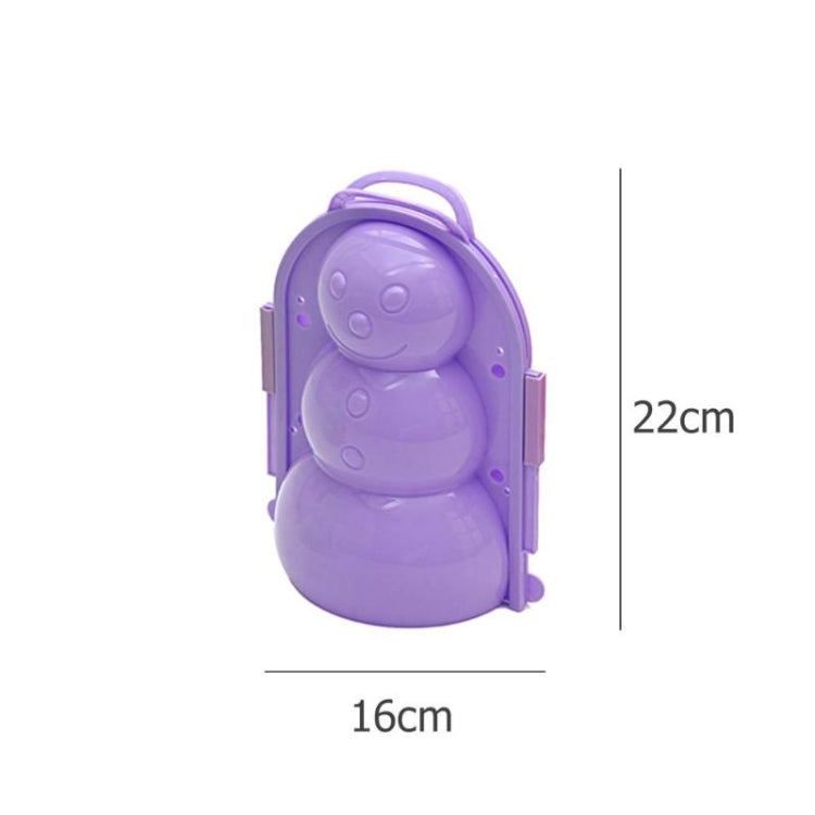 Hiver Épaississant Neige Outil Simulation 3D Bonhomme de Neige Modèle Enfants Jouets Livraison Couleur Aléatoire, Bonhomme de Neige