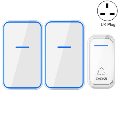 CACAZI A68-2 One to Two Wireless Remote Control Electronic Doorbell Home Smart Digital Wireless Doorbell