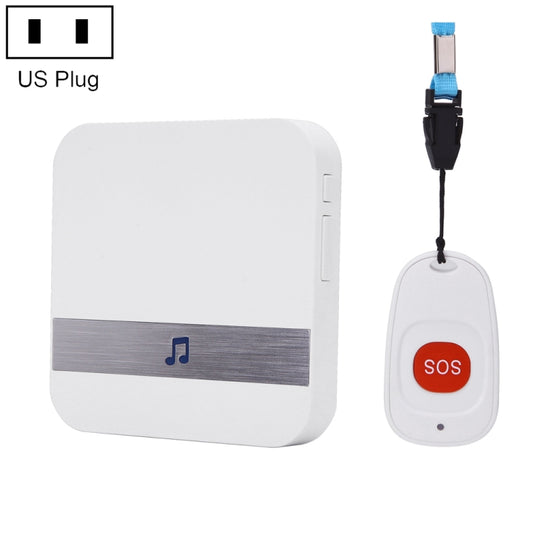 CACAZI C1 Sonnette sans fil intelligente pour la maison avec télécommande, prise US, prise EU