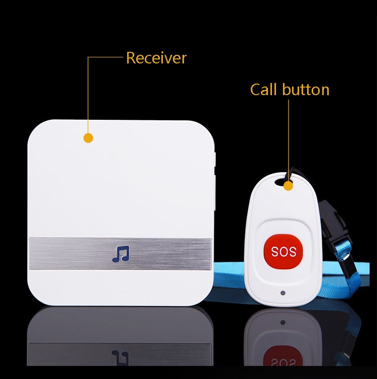 CACAZI C1 Smart Home Wireless Remote Control Doorbell, US Plug, EU Plug