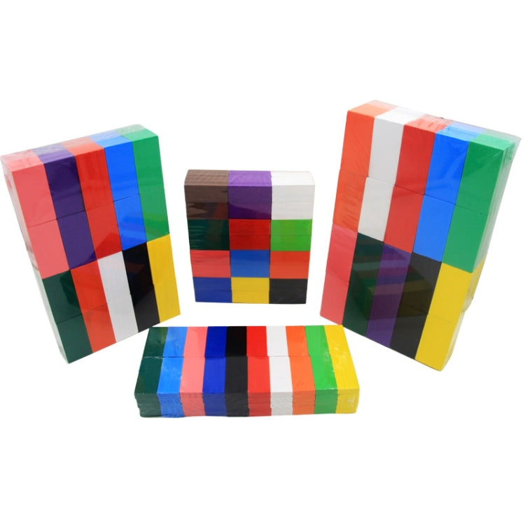 120 PCS / Set Building Blocks Competition Puzzle Early Education Wooden Toys for Children Adult, 120pcs 10 Colors, 120pcs 12 Colors