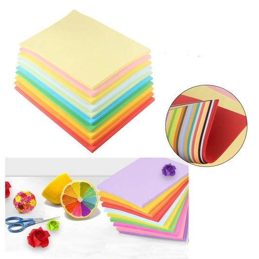 100 feuilles de papier A4 couleur pour impression, bricolage pour enfants, origami, découpage.