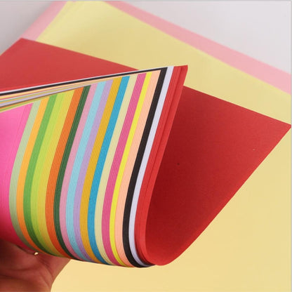 100 feuilles de papier d'impression couleur A4 Papier origami fait main pour enfants