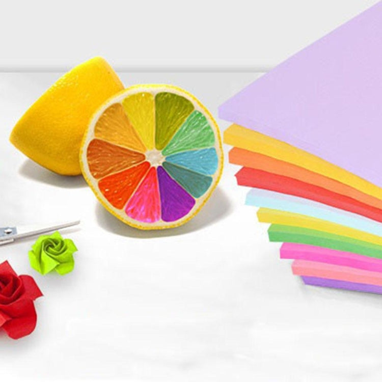 100 feuilles de papier d'impression couleur A4 Papier origami fait main pour enfants