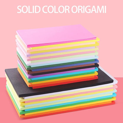 100 feuilles de papier d'impression couleur A4 Papier origami fait main pour enfants