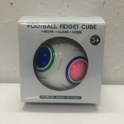 Magic Rainbow Ball Édition Lumineuse Entraînement Coordination Main Cerveau Cube Amusant Jouet pour Enfants, (Bleu Lumineux), (Vert Lumineux)