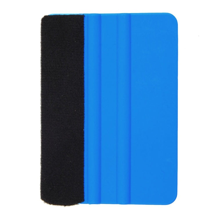 5pcs Raclette en Feutre, Raclette en Plastique pour Film Automobile, Outils de Nettoyage de Film, 10 × 7 cm, Raclette en Feutre Bleue