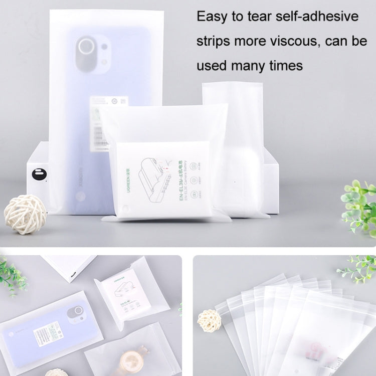 2 Sets CPE Matte Self -Sealed Bag Data Cable Phone Case Packaging Bag