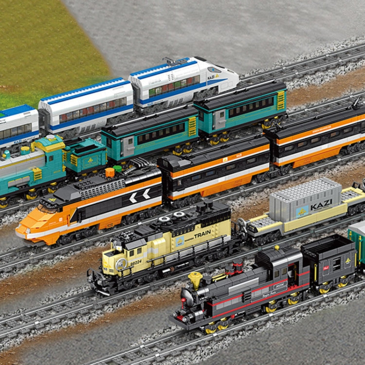 Série de trains urbains Blocs de construction assemblés LEGO Simulation de train électrique Puzzle Jouets, 98223, 98224, 98225, 98226, 98227