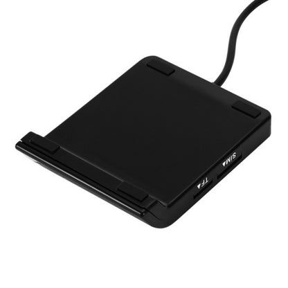 Lecteur de cartes multifonction intelligent pour cartes SD, TF, M2, MS, cartes bancaires, cartes d'identité, cartes SIM, 608