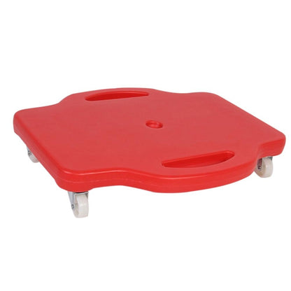 Children Square Four-wheel Scooter Balance Training Equipment, Blow Molding Red One