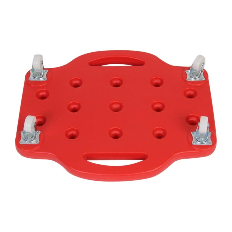 Children Square Four-wheel Scooter Balance Training Equipment, Blow Molding Red One