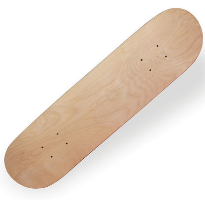 Skateboard à quatre roues en érable 8 couches doublement relevé, planche de 31 x 8 pouces