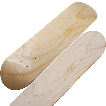 Skateboard à quatre roues en érable 8 couches doublement relevé, planche de 31 x 8 pouces